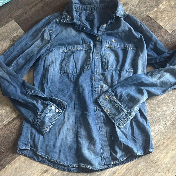 Guess Denim Shirt long sleeve size M - Picture 1 of 2